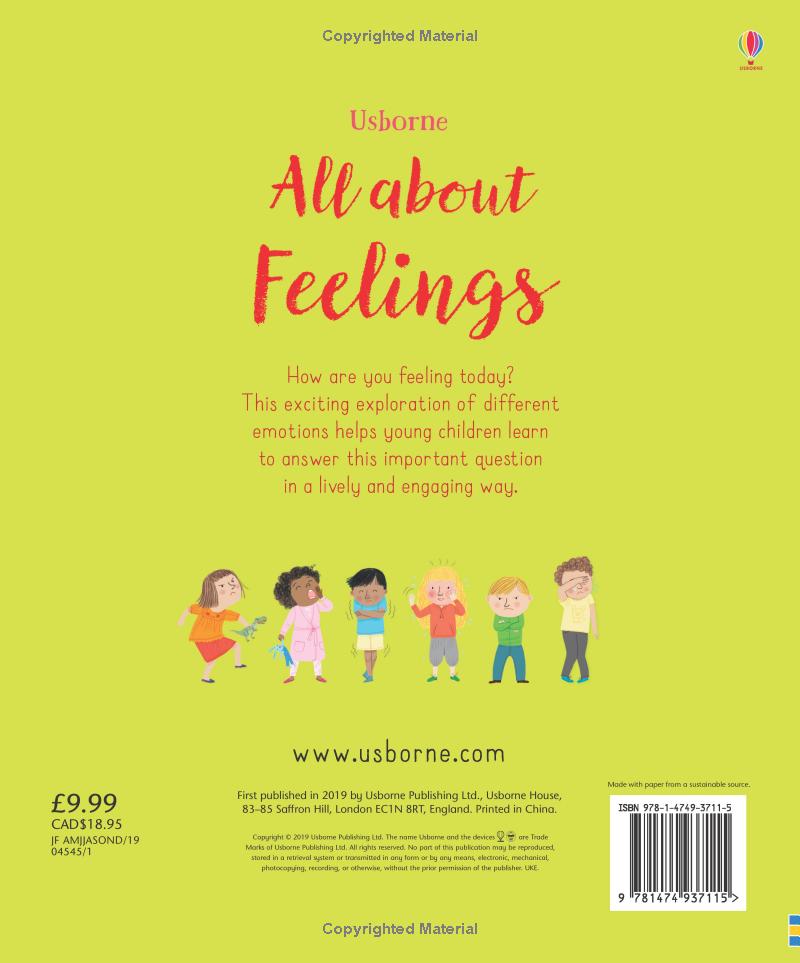 All About Feelings by Mar Ferrero, Felicity Brooks