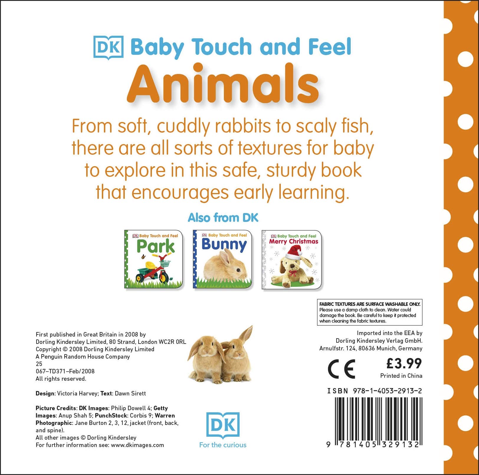 Baby Touch And Feel Animals by DK